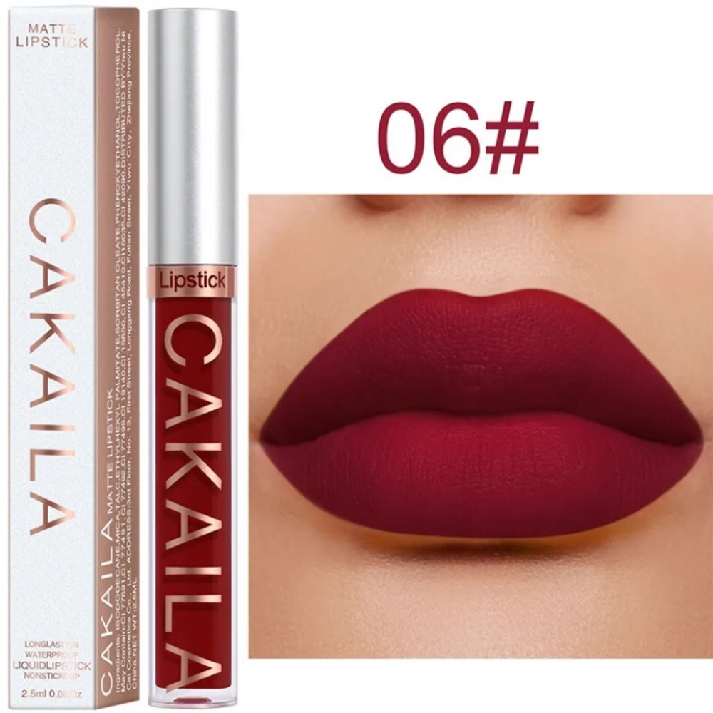 Lip Gloss Liquid Lipstick Matte Waterproof Long Lasting Lipgloss - Picture 1 of 7